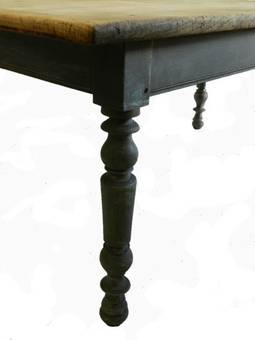 Antique C19 French Farm House Table Kitchen Dining