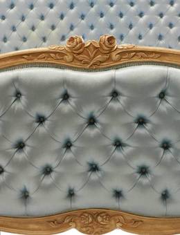 Antique Rare French King size Bed Corbeille  Base