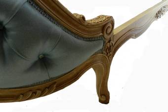 Antique Rare French King size Bed Corbeille  Base