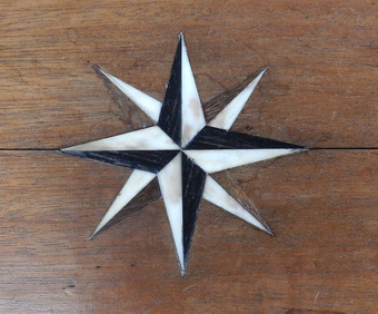 Antique Unusual Art Deco Table Marquetry opening Top French moorish