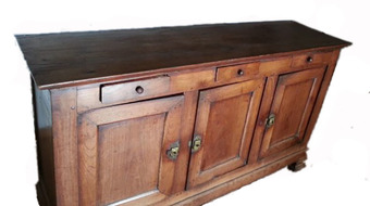 Antique C19 French Oak Country House Enfilade Buffet