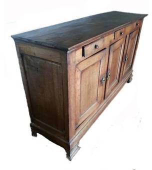 Antique C19 French Oak Country House Enfilade Buffet