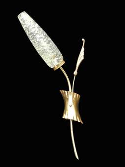 Antique Set 4 Wall Lights French Mid Century Wheatsheaf Sconces