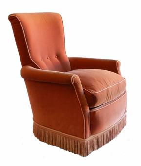 Antique Stylish Pair French Art Deco Armchairs