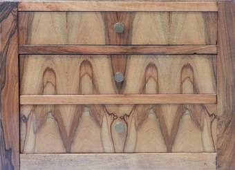 Antique Unusual Pair Art Deco Side Cabinets Nightstand Bedside Tables