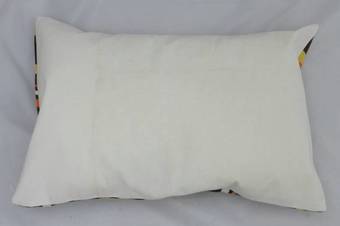 Antique 2 Throw Pillows Accent Cushion Vintage Mid Century Fabric