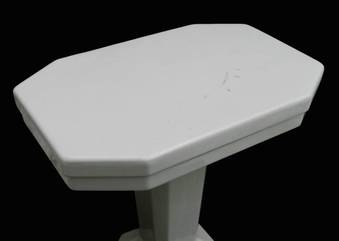 Antique French Art Deco Dressing Table Porcelain Bathroom Pedastal Vanity Shaving Stand