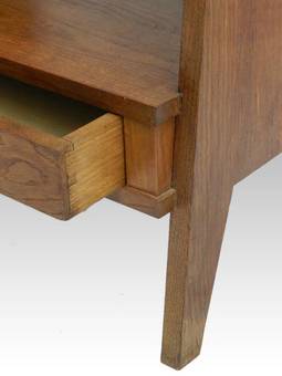 Antique Oak Shelves Book Stand Mid Century Side Table