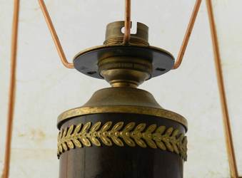 Antique French Empire Revival Table Lamp Light Ormolu Eagle