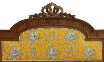Antique French Bed  Base UK King size US Queen 19th Century Louis can change covers if required