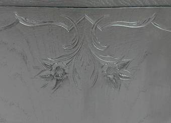 Antique Pair Art Deco Side Cabinets Ebonised Bedside Tables Nightstand