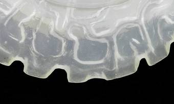 Antique Mid Century Wall Mirror  Light by Erco Illuminated Lucite German c1970