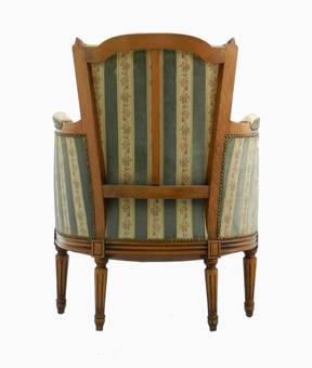 Antique French Armchair Louis revival Bergere to recover