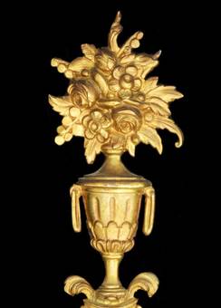 Antique French Gilt Bronze Wall Light Cherub Putti Sconce 19th Century Louis