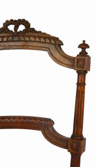 Antique Pair French Side Chairs Louis XVI upholstered ready for top covers