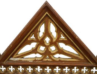 Antique 19th Century Gothic Wall Mirror Frame No1 two available see other listings