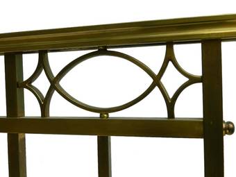 Antique Brass Bed 19th century French Empire UK King US Queen size