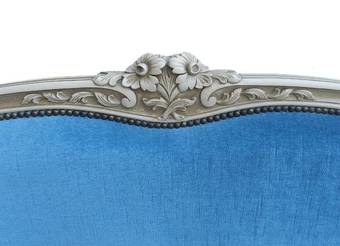 Antique French Bed US Queen UK King size Vintage Louis XV revival use or recover 