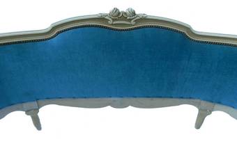 Antique French Bed US Queen UK King size Vintage Louis XV revival use or recover 
