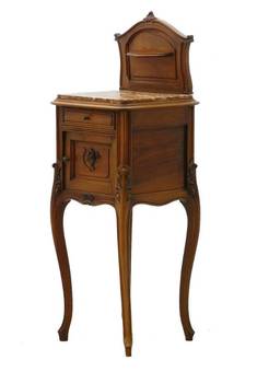 Antique French Side Cabinet Rococo Louis Revival 19th Century