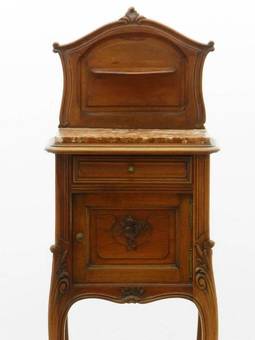 Antique French Side Cabinet Rococo Louis Revival 19th Century