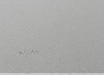 Antique Lithograph by Alain Le Foll hand signed limited edition Mid century