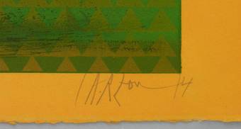Antique Original Lithograph signed by Jean Carzou no 13 of 36 Artists Proof