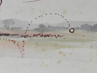 Antique Original Painting Caricature of a Golfer by Peter Hobbs Golf Elderly Gentleman