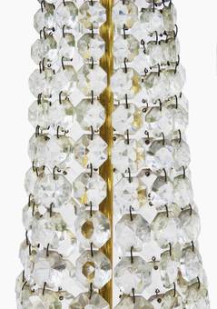 Antique Pair of Belle Epoque Chandeliers French Mongolfiers Balloon Crystal circa 1900