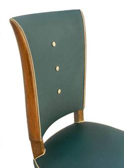 Antique Six Art Deco Dining Chairs Use or Recover and  or Customize
