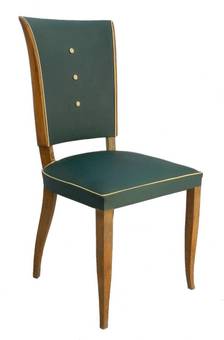 Antique Six Art Deco Dining Chairs Use or Recover and  or Customize