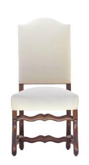 Antique Six French Dining Chairs Os de Mouton upholstered to Antique Metis or recover