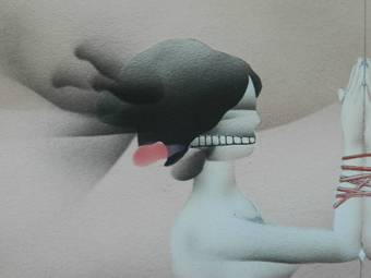 Antique Terry Pastor 1971 Original Airbrush Illustration