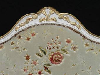Antique French early Vintage Lit Corbeille Louis Double Bed   Base
