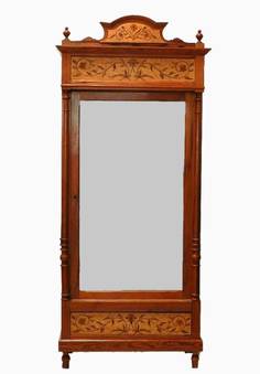 Antique Art Nouveau French Antique Armoire Wardrobe Ecole de Nancy Galle School