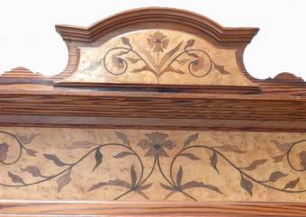Antique Art Nouveau French Antique Armoire Wardrobe Ecole de Nancy Galle School