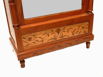 Antique Art Nouveau French Antique Armoire Wardrobe Ecole de Nancy Galle School