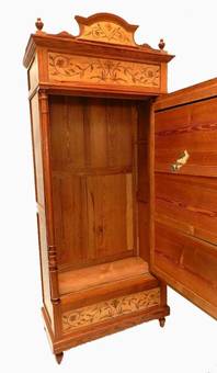 Antique Art Nouveau French Antique Armoire Wardrobe Ecole de Nancy Galle School