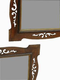 Antique Pair of French Mirrors Art Nouveau  Arts  Crafts 