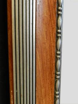 Antique Original Bevelled French Art Deco Mirror Overmantle Overmantel