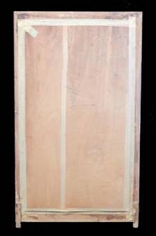 Antique Original Bevelled French Art Deco Mirror Overmantle Overmantel
