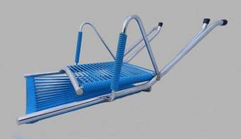 Antique Childs Folding Chair Chrome and Plastic Halyard c1970