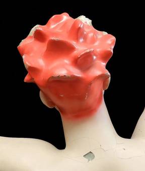 Antique Vintage Shop Display Model Bust 1970s