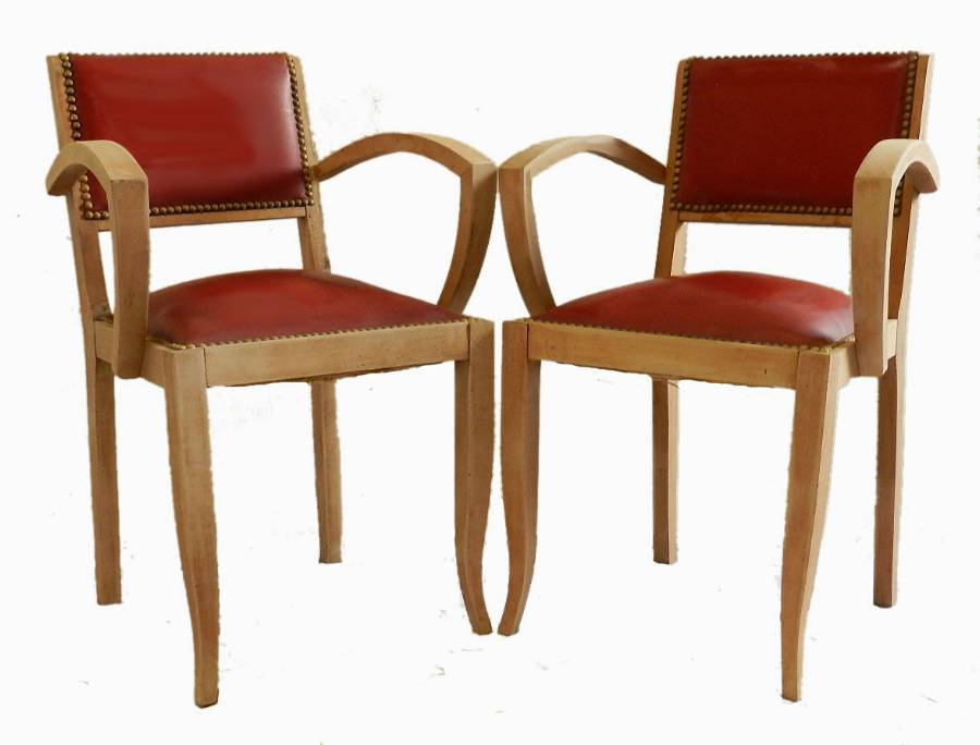 5 French Art Deco Bridge Chairs will separate
