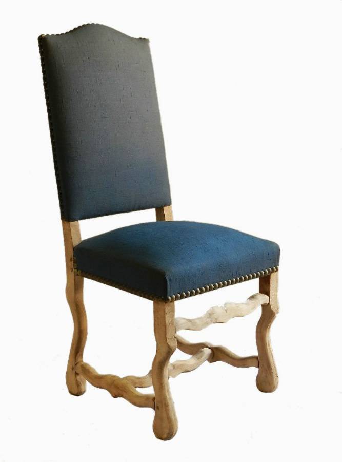 6 Os de Mouton Dining Chairs Bleached to recover