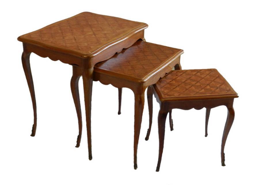 French Nest of Tables Unusual Set