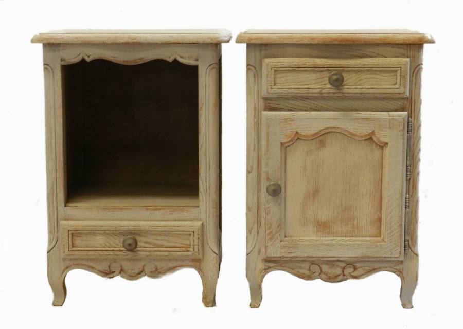 Pair of French Side Cabinets Bedside Tables Nightstands