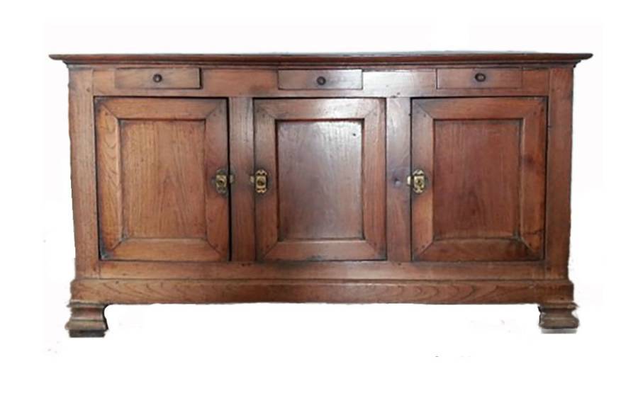 C19 French Oak Country House Enfilade Buffet