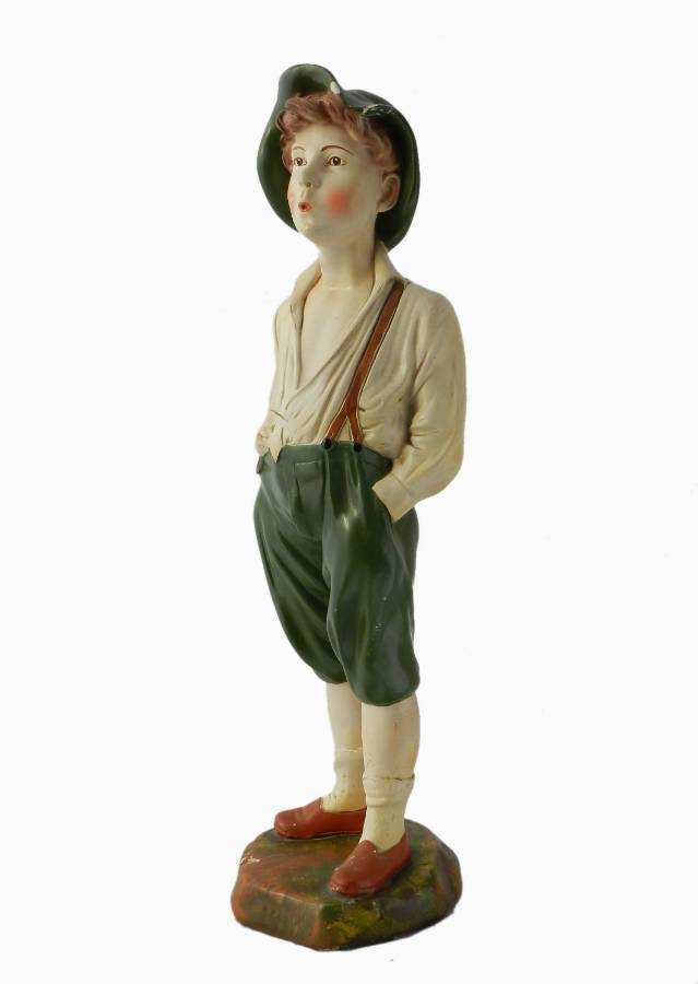 Whistling cheap boy figurine