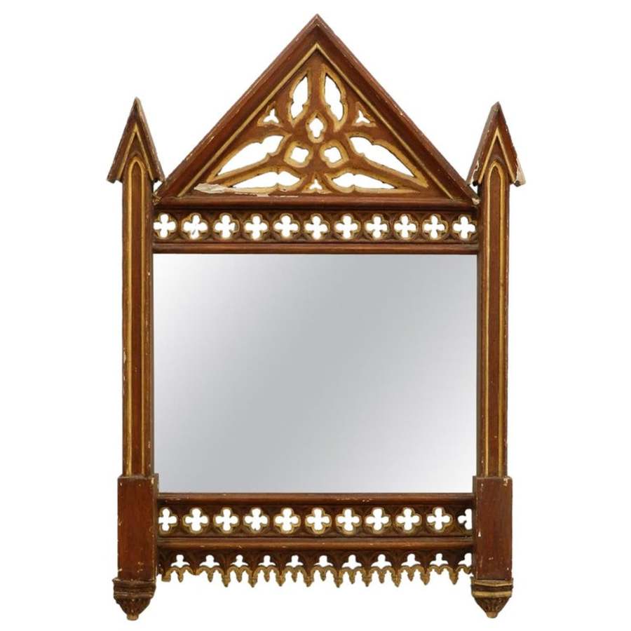 19th Century Gothic Wall Mirror Frame No1 two available see other listings